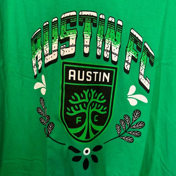 Mitchell & Ness Men's Green Austin FC Serape T-Shirt Size XXXL NWT - Picture 3 of 7